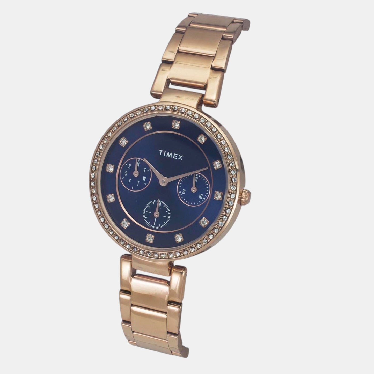 Trendline Women Quartz Dial Multi-Function Stainless Steel Watch TWEL18703