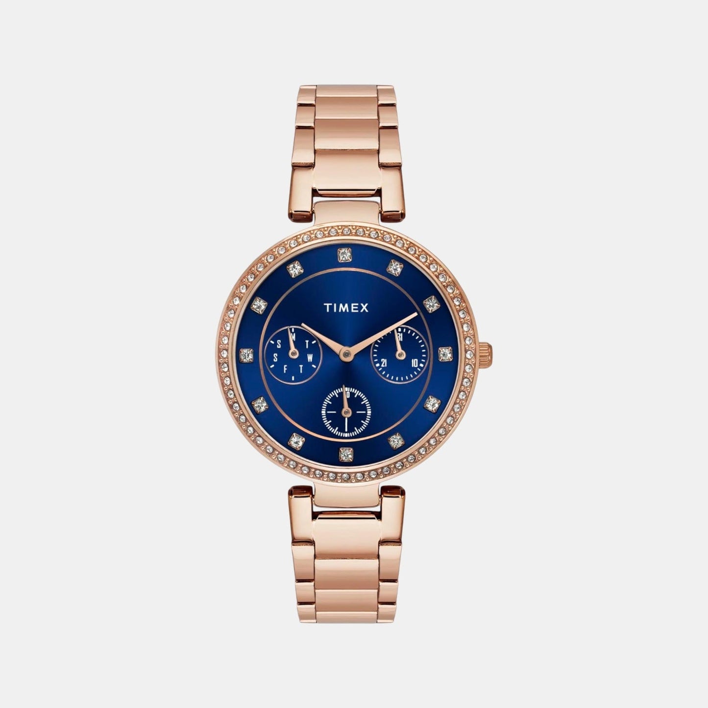 Trendline Women Quartz Dial Multi-Function Stainless Steel Watch TWEL18703
