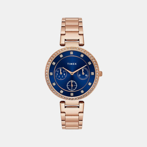 Trendline Women Quartz Dial Multi-Function Stainless Steel Watch TWEL18703
