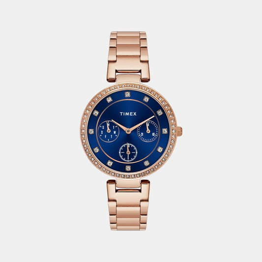 Trendline Women Quartz Dial Multi-Function Stainless Steel Watch TWEL18703