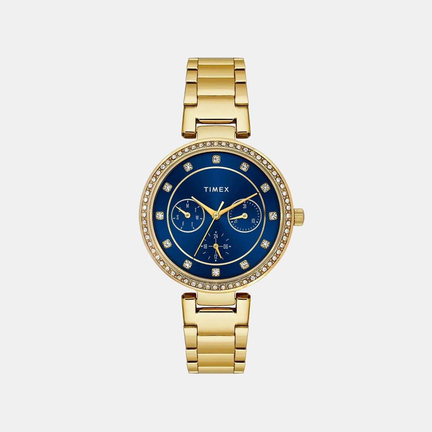 Trendline Women Quartz Dial Multi-Function Stainless Steel Watch TWEL18709