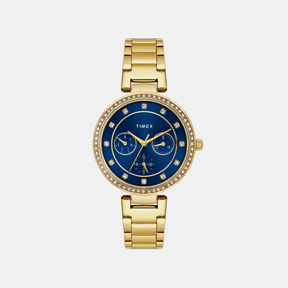 Trendline Women Quartz Dial Multi-Function Stainless Steel Watch TWEL18709