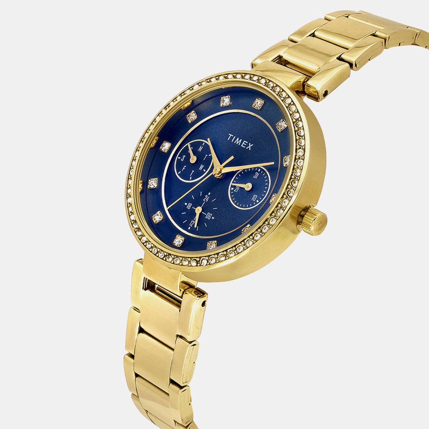 Trendline Women Quartz Dial Multi-Function Stainless Steel Watch TWEL18709