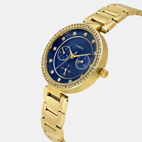 Trendline Women Quartz Dial Multi-Function Stainless Steel Watch TWEL18709