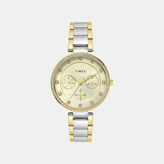 Trendline Women Quartz Dial Multi-Function Stainless Steel Watch TWEL18711