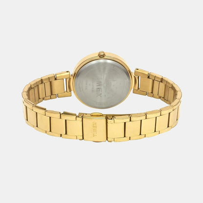 Trendline Women Quartz Champagne Dial Analog Stainless Steel Watch TWEL18712