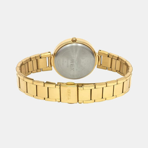 Trendline Women Quartz Champagne Dial Analog Stainless Steel Watch TWEL18712
