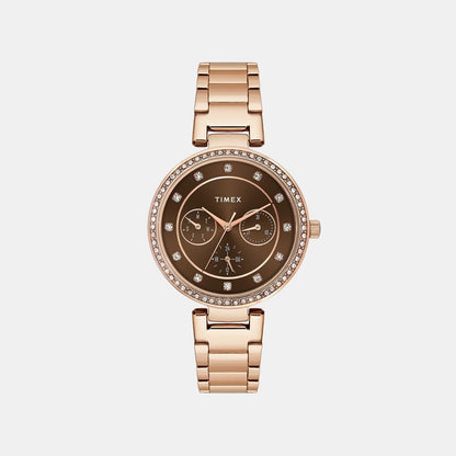 Trendline Women Quartz Dial Multi-Function Stainless Steel Watch TWEL18721