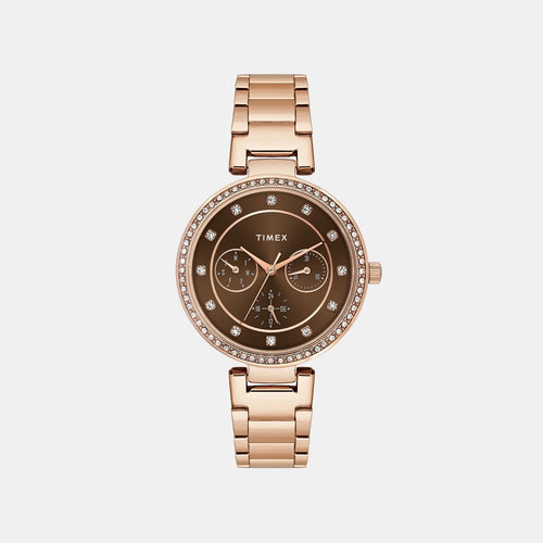 Trendline Women Quartz Dial Multi-Function Stainless Steel Watch TWEL18721