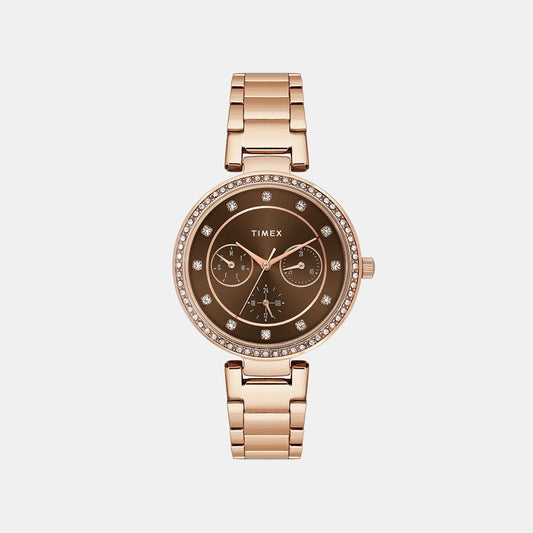Trendline Women Quartz Dial Multi-Function Stainless Steel Watch TWEL18721