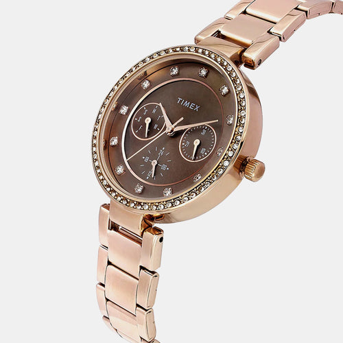 Trendline Women Quartz Dial Multi-Function Stainless Steel Watch TWEL18721