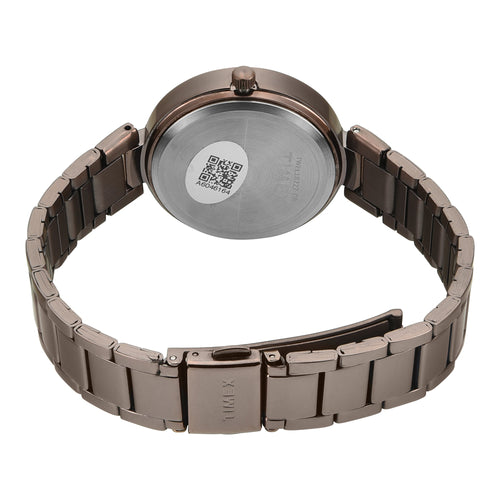 TIMEX Brown Round Dial Analog Womens watches - TWEL18722