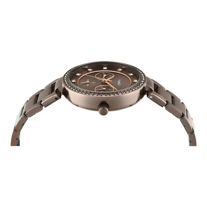 TIMEX Brown Round Dial Analog Womens watches - TWEL18722