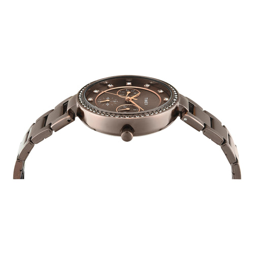 TIMEX Brown Round Dial Analog Womens watches - TWEL18722
