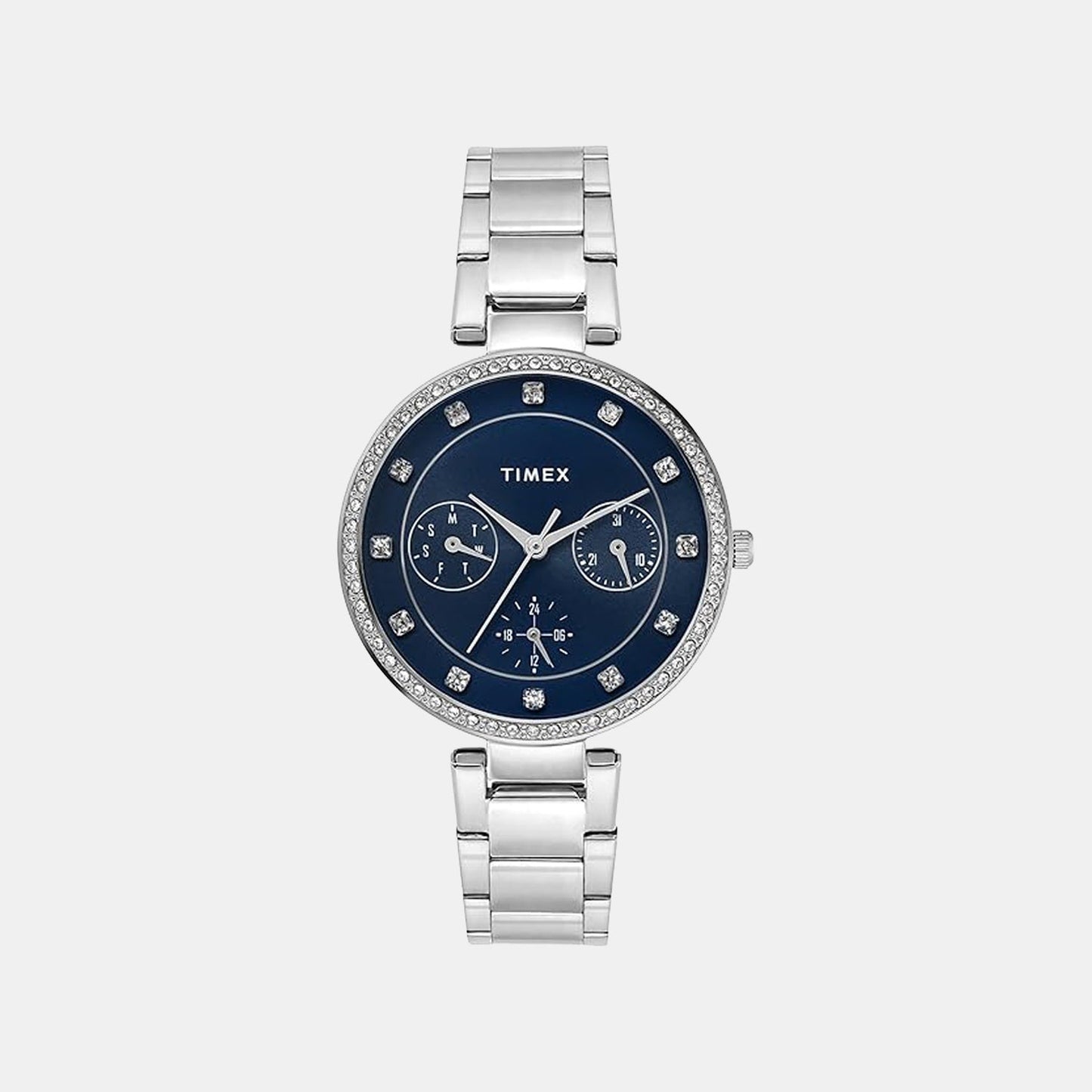 Trendline Women Quartz Dial Multi-Function Stainless Steel Watch TWEL18729