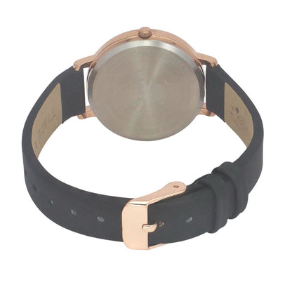 Timex Cosmic Awe Women 2 Hands Round Dial Black Watch - TWEL19101