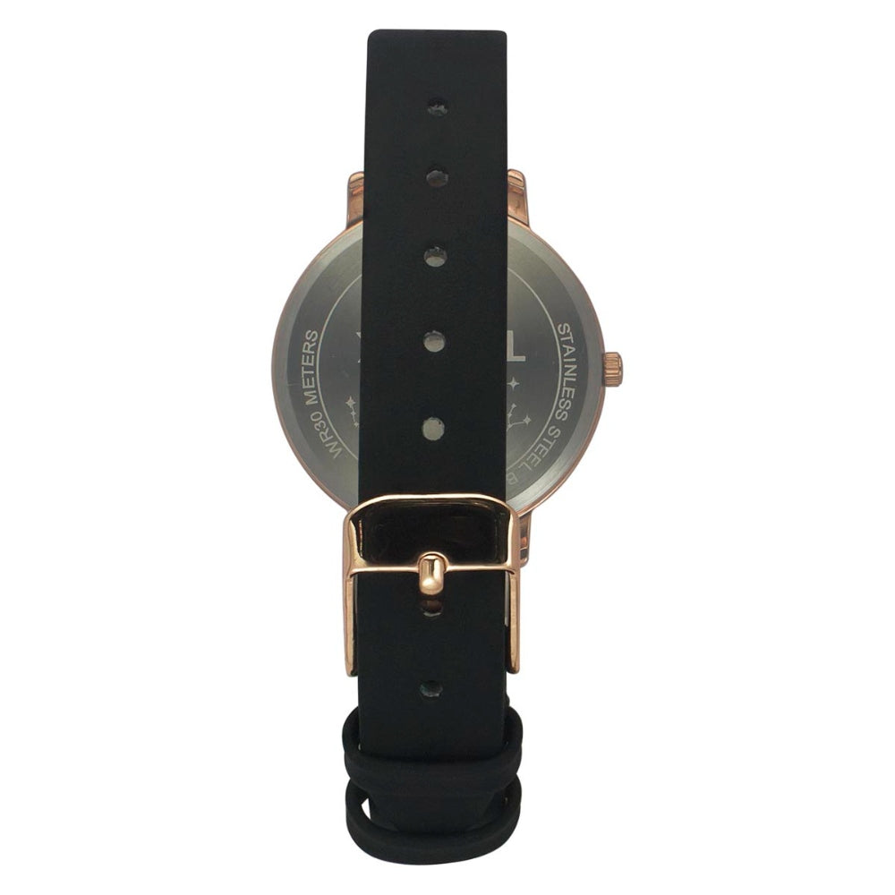 Timex Cosmic Awe Women 2 Hands Round Dial Black Watch - TWEL19101