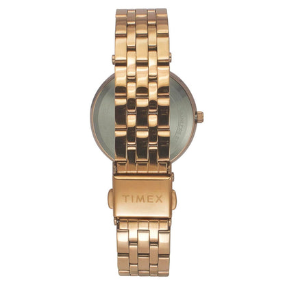 Timex Cosmic Awe Women 2 Hands Round Dial Green Watch - TWEL19103