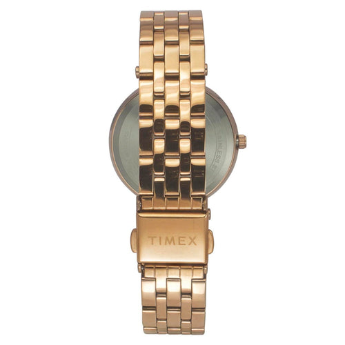 Timex Cosmic Awe Women 2 Hands Round Dial Green Watch - TWEL19103