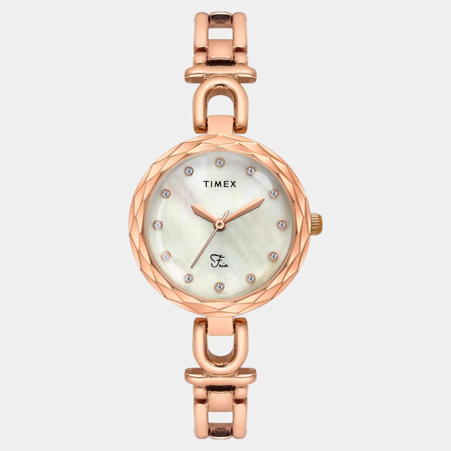 Fria Women Quartz Dial Analog Brass Watch TWEL19902