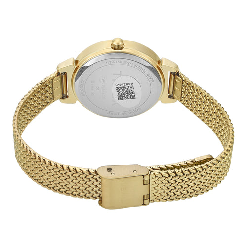 Timex Trendline Round 32mm Champagne Dial Analog Women Watch - TWEL22303