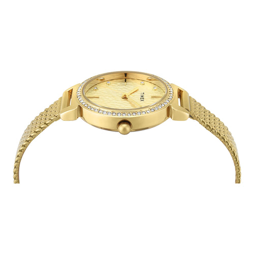 Timex Trendline Round 32mm Champagne Dial Analog Women Watch - TWEL22303