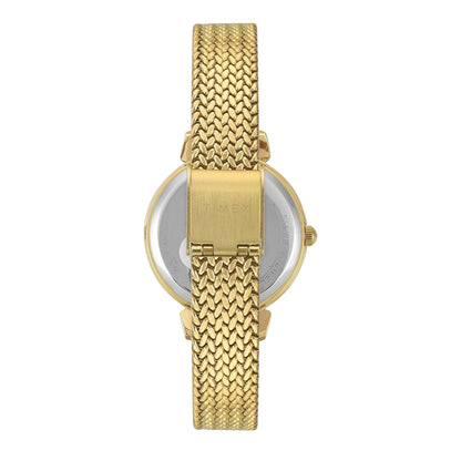 Timex Trendline Round 32mm Champagne Dial Analog Women Watch - TWEL22303