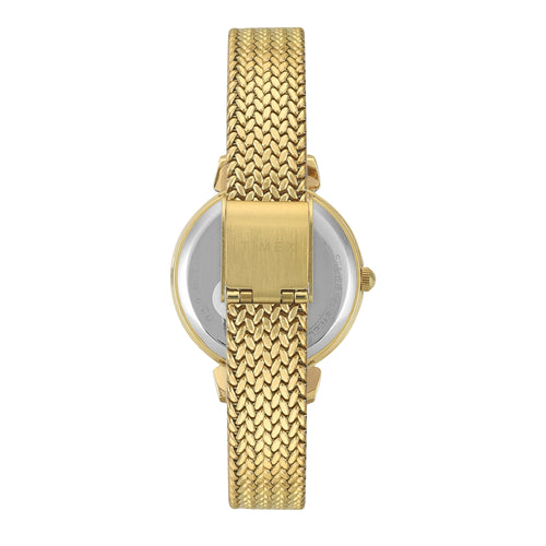 Timex Trendline Round 32mm Champagne Dial Analog Women Watch - TWEL22303