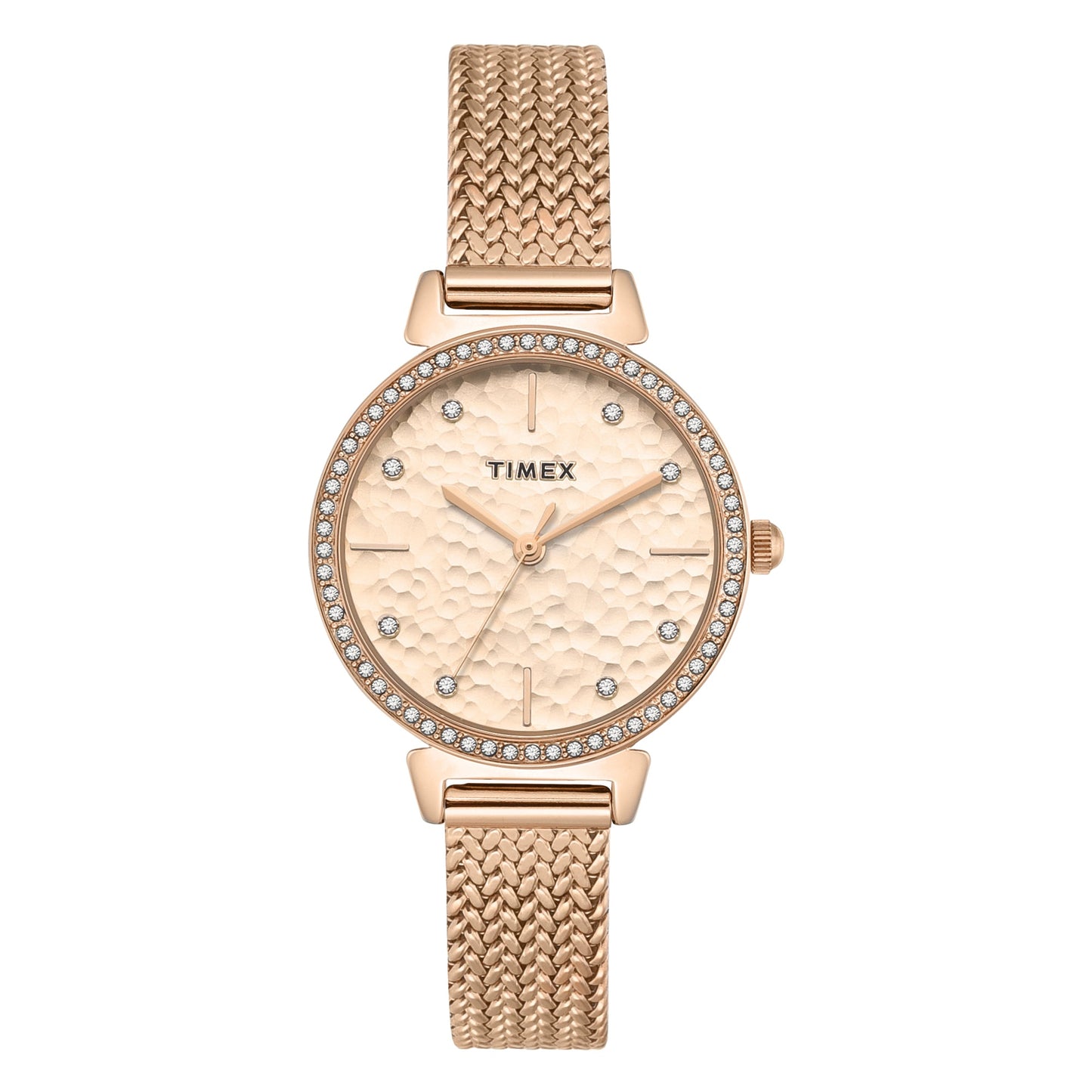 Timex Trendline Round 32mm Rose Gold Dial Analog Women Watch - TWEL22304