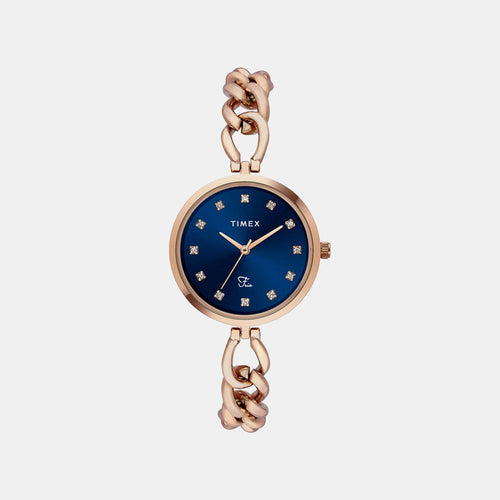 Fria Women Quartz Dial Analog Brass Watch TWEL23802
