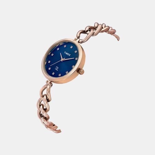 Fria Women Quartz Dial Analog Brass Watch TWEL23802