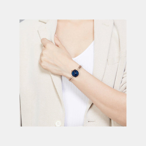 Fria Women Quartz Dial Analog Brass Watch TWEL23802