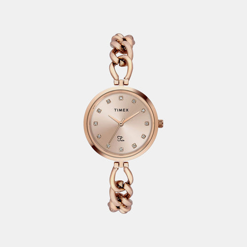 Fria Women Quartz Dial Analog Brass Watch TWEL23803