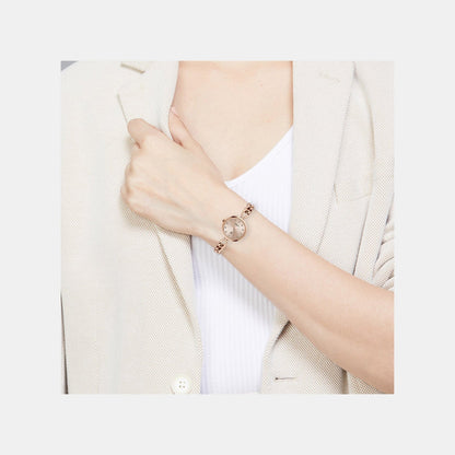 Fria Women Quartz Dial Analog Brass Watch TWEL23803