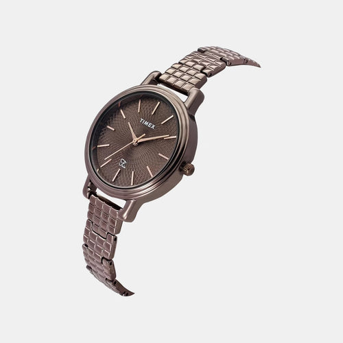 Fria Women Quartz Dial Analog Brass Watch TWEL23903