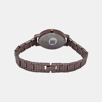 Fria Women Quartz Dial Analog Brass Watch TWEL23903