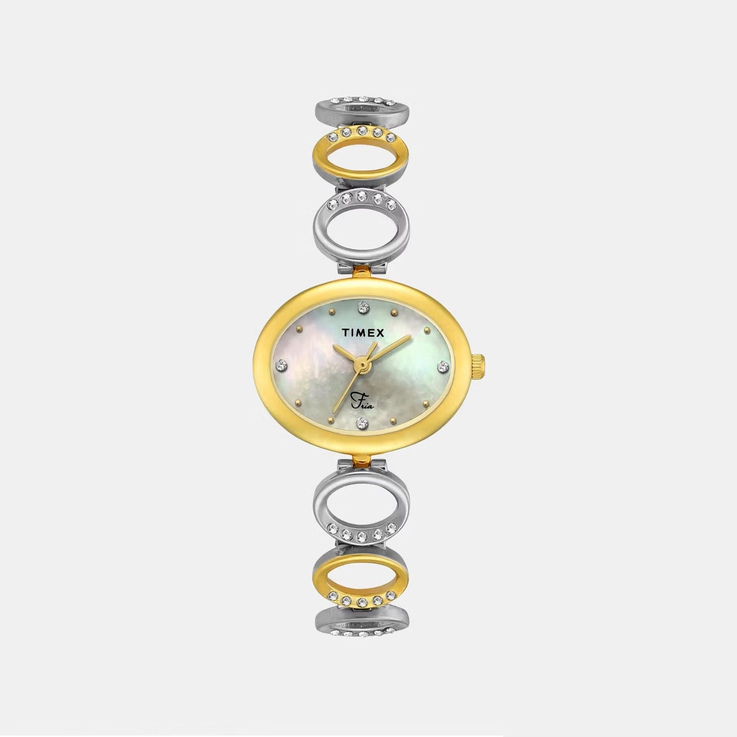 Fria Women Quartz Dial Analog Brass Watch TWEL24000