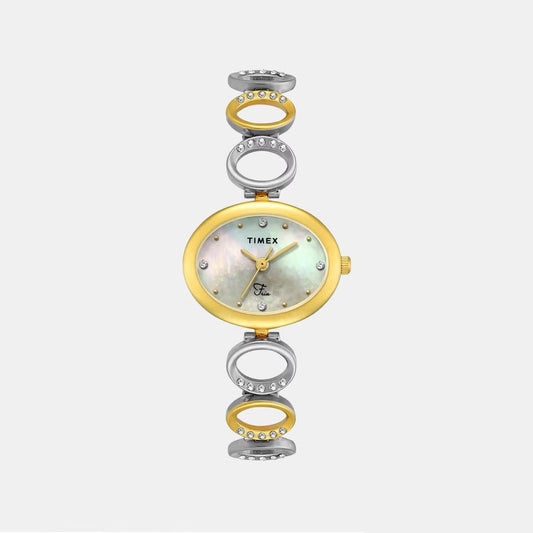 Fria Women Quartz Dial Analog Brass Watch TWEL24000
