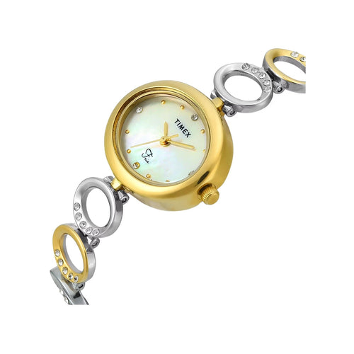 Fria Women Quartz Dial Analog Brass Watch TWEL24000