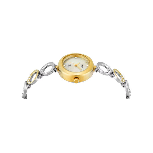 Fria Women Quartz Dial Analog Brass Watch TWEL24000