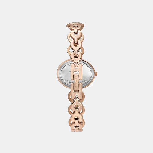 Fria Women Quartz Dial Analog Brass Watch TWEL24002