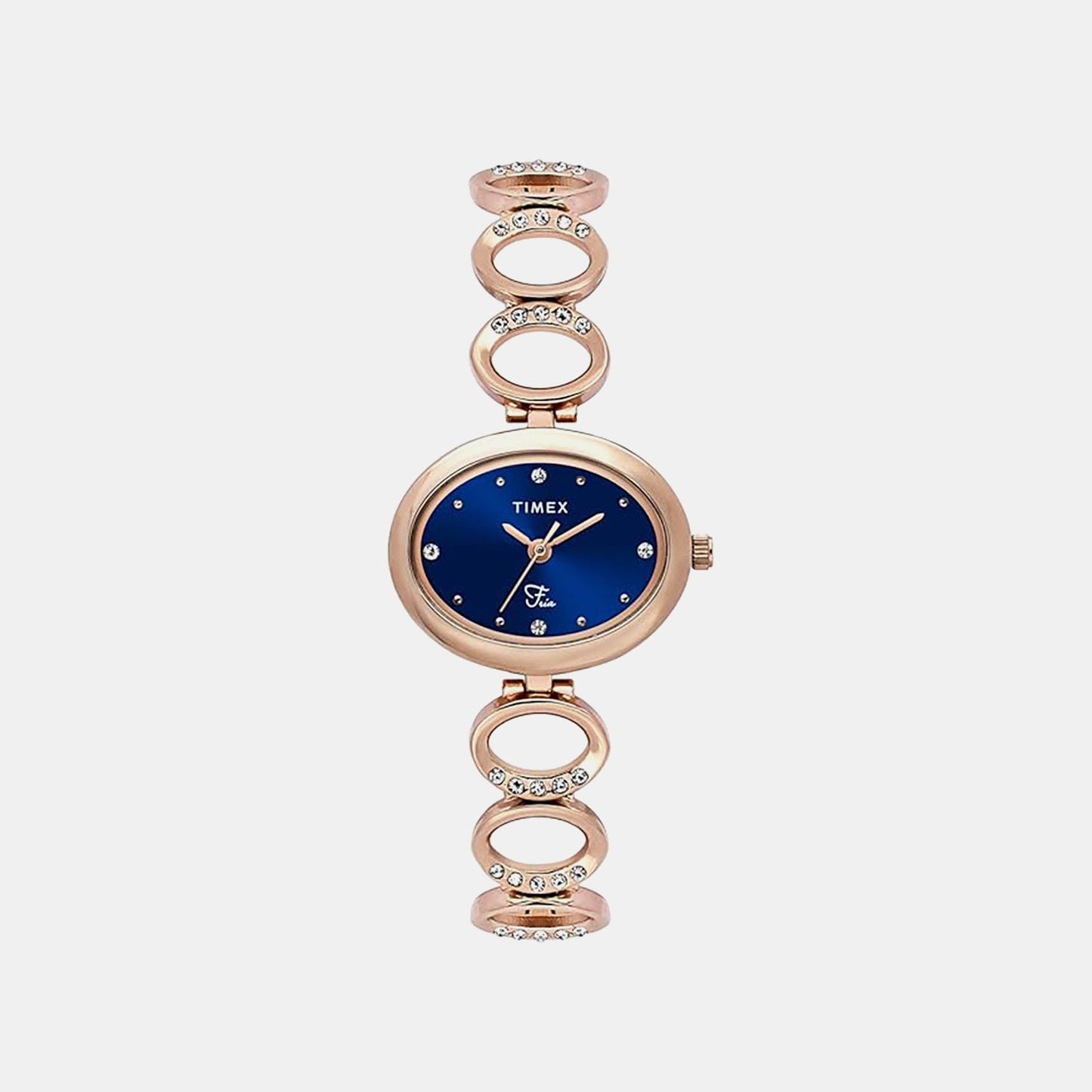 Fria Women Quartz Dial Analog Brass Watch TWEL24003