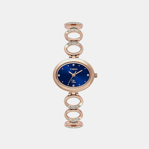 Fria Women Quartz Dial Analog Brass Watch TWEL24003