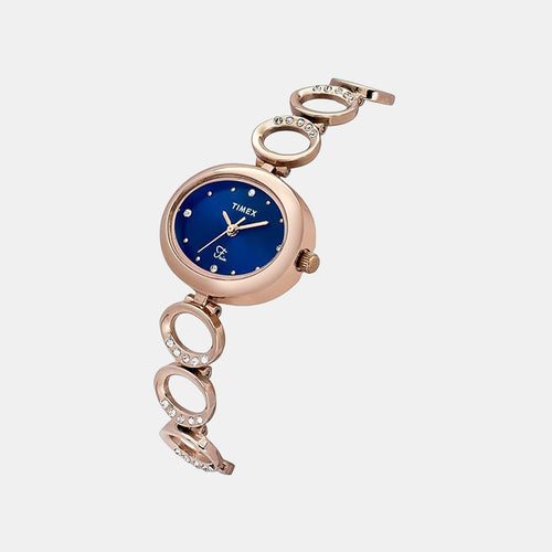 Fria Women Quartz Dial Analog Brass Watch TWEL24003