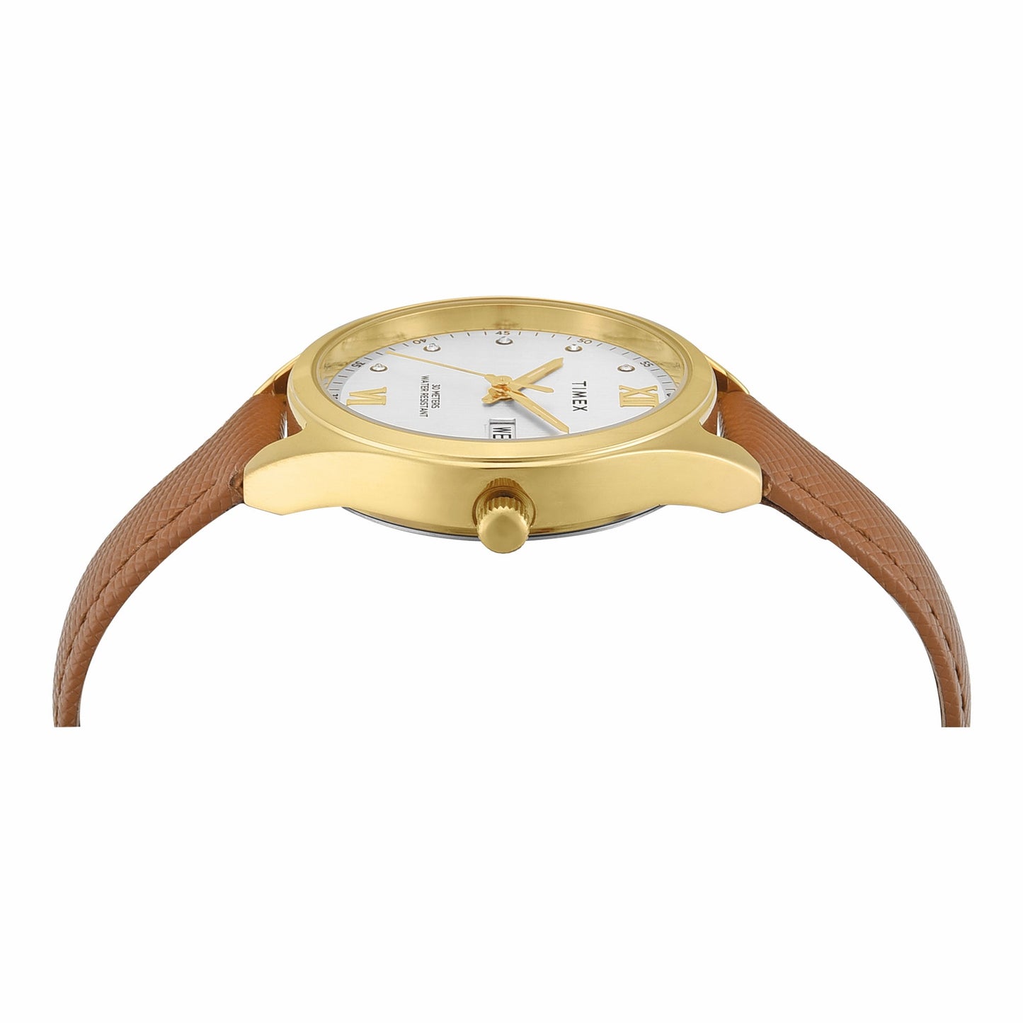 Timex Trendline Round 34mm Silver Dial Analog Women Watch - TWEL26803