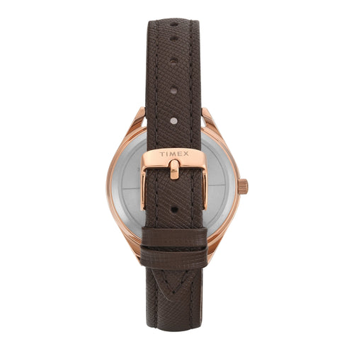 Timex Trendline Round 34mm Blue Dial Analog Women Watch - TWEL26804