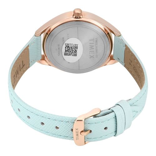Timex Trendline Round 34mm Rose Gold Dial Analog Women Watch - TWEL26805