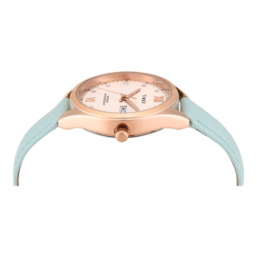 Timex Trendline Round 34mm Rose Gold Dial Analog Women Watch - TWEL26805