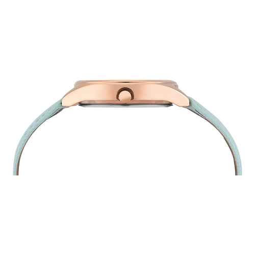 Timex Trendline Round 34mm Rose Gold Dial Analog Women Watch - TWEL26805