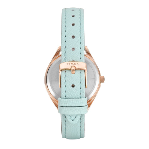 Timex Trendline Round 34mm Rose Gold Dial Analog Women Watch - TWEL26805